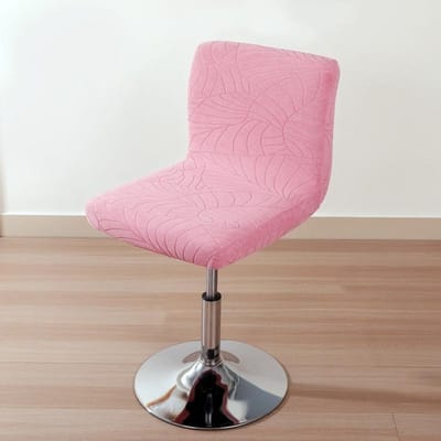 Stoelhoes Elastisch Thuisgebruik Hotel Club Draaibare Barkrukhoes Bladeren Stoelhoes Lage Rug Hoge Krukhoes Duurzaam 35*35*34CM