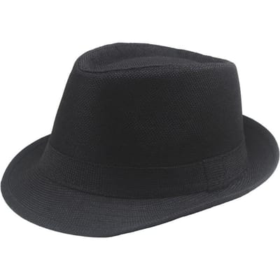 Middelbare Leeftijd Linnen Gekruld Jazz Hoed Zomer Britse Retro Hoge Hoed Buiten Effen Massief Linnen Zonneklep Hoed Feest Fedoras Pet Hoge Kwaliteit