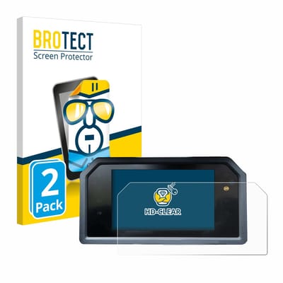 BROTECT - Screenprotector voor Yamaha Tmax 560 2023 - Folie Beschermfolie transparant 2 Stuks
