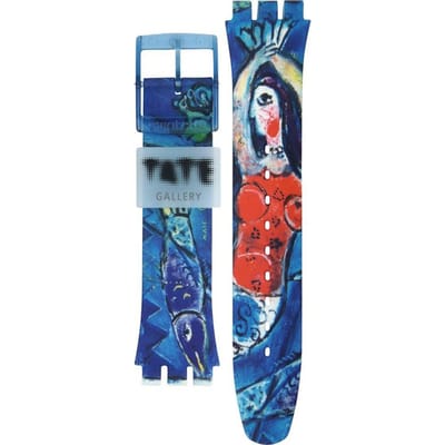 Swatch Plastic - Originals Large (41mm) SUO/SO29/SO32 ASUOZ365 Chagall's Blue Circus Horlogeband