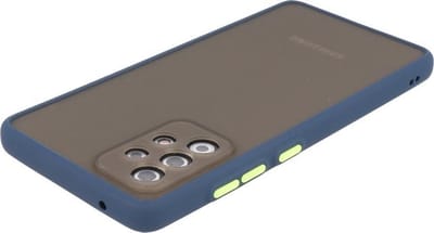 BestCases -  Samsung Galaxy A72 5G Hoesje - Samsung Galaxy A72 5G Hard Case Telefoonhoesje - Samsung Galaxy A72 5G Backcover - Blauw