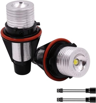 LED Angel Eye Lampen - Marker Lampen Xenon Wit - Auto Verlichting - Directe Vervanging - 2x 5W - Wit