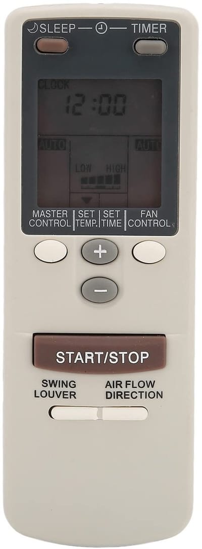 Dailygoody - Vervangende Airconditioner Afstandsbediening - Geschikt voor Fujitsu AR-AB8 AR-AB10 AR-DB5 - Duurzaam en Slijtvast - Handig in Gebruik -
