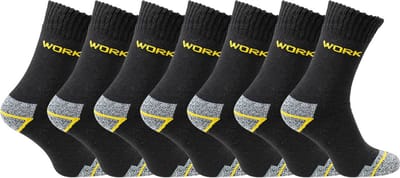 Heren Thermo werksokken 39-42 | merk Work | 7 paar | voordeelpakket van 7 paar heren werksokken