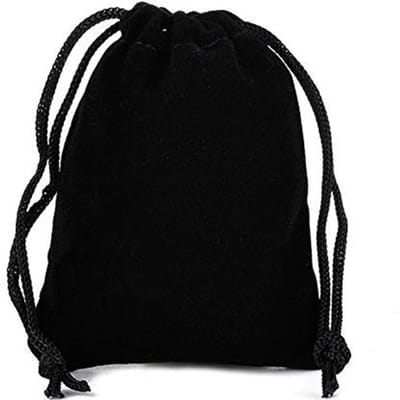 Dailygoody - Fluwelen zakjes - Cadeauzakjes - Sieradenzakjes - Zwart