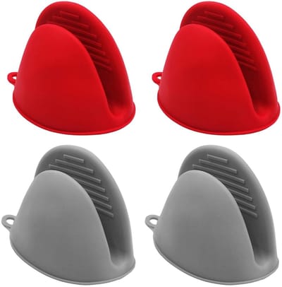 Dailygoods- Ovenwanten Hittebestendig - Siliconen - Antislip - Waterdicht - Duurzaam - Veilig tot 230 °C - Keukenhandschoenen