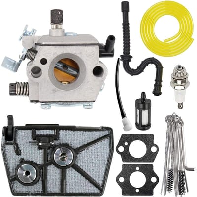 Jhubersproducts - Carburateur - Vervangt Walbro WT-16B - Inclusief luchtfilter - Geschikt voor Stihl 028 en Tillotson HU-40D - Compleet pakket voor ke