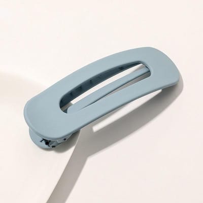 Grote Gezichtsreiniger Clip Voor Vrouwen, Top Clip Voor De Achterkant Van Het Hoofd, Grote Clip Voor De Pony Clip, Modieuze En Veelzijdige Hoofdband Haarclip blauw