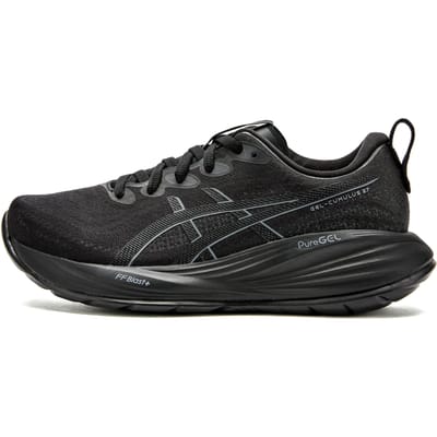 Asics Gel-Cumulus 27 Comfortabele Laag uitgesneden Hardloopschoenen Dames sneaker Zwart 1012B873-001 39 black