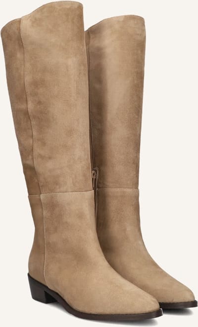 Notre-V 39492 Laarzen - Suède - Dames - Camel - Maat 37