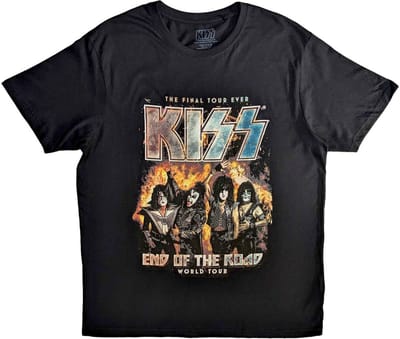 Kiss - End Of The Road Final Tour Heren T-shirt - M - Zwart