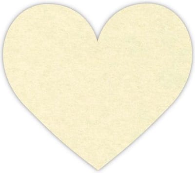 Hart vilt onderzetters - Creme - 6 stuks - ø 10 cm - Glas onderzetter - Valentijn - Cadeau - Woondecoratie - Woonkamer - Valentijn - Tafelbescherming - Onderzetters Voor Glazen - Keukenbenodigdheden - Woonaccessoires - Tafelaccessoires