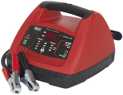 Intelligente Acculader - Batterij Oplader - Voertuigen Onderhoud - Snel Start Functie - 6/12V - Meerkleurig