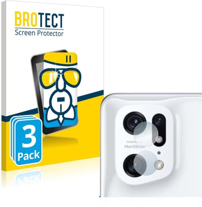 Screenprotector 3 Stuks voor Oppo Find X5 Pro (ALLEEN Camera Lens) Beschermglas transparant