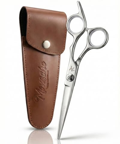 ProTrue Kappersschaar met Leren Etui - Haarschaar Rechtshandig - Kapper Schaar RVS