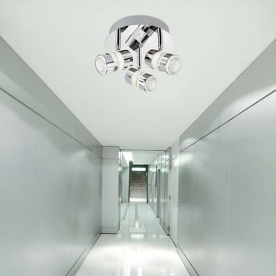 Searchlight LED plafondlamp Bubbles, IP44, 3-lamps