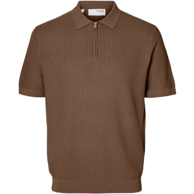 Regular fit poloshirt van puur biologisch katoen model 'CRAN'