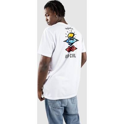 Rip Curl Search Icon T-Shirt wit