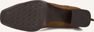 Unisa Lucas Enkellaarsjes - Enkelboots met rits - Dames - Camel - Maat 37