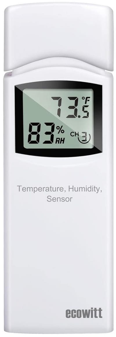 Draadloze Thermometer en Hygrometer - Binnen en Buiten Temperatuur en Vochtigheid Meter met LCD Display en App Besturing