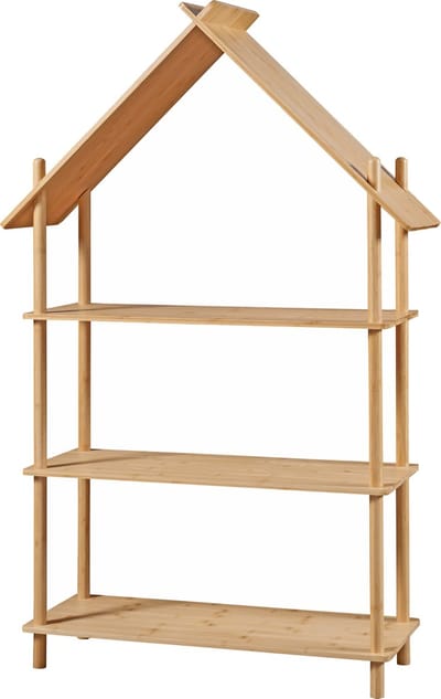 Staand rek Hamarøy voor kinderen 137x90x30 cm bamboe