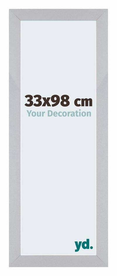 Your Decoration - Puzzellijst 33x98 cm - Zilver Mat - Puzzellijst 500-1000 stukjes - MDF Fotolijst - Mura
