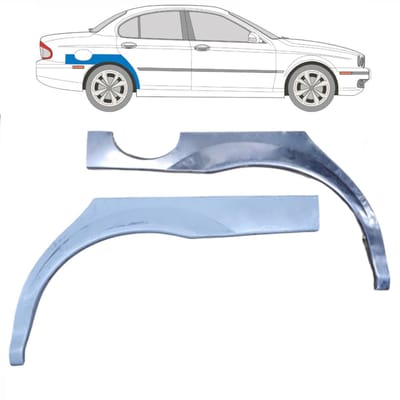 Reparatiepaneel achterspatbord voor Jaguar X-Type CF-1 2001-2009