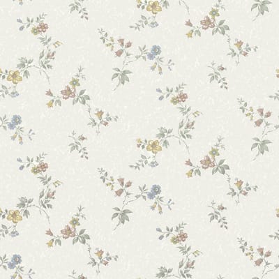 Duro Vliesbehang 525-01 - Gammalsvenska klassiker - Botanisch Wit - 53cm x 10.05m