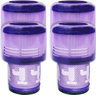 Geschikt voor Dyson V11/V15/SV14/SV17/SV22 HEPA-filter - Set van 4 Wasbare Motorfilters - Onderdeel 97001302 - Compatibel met Dyson Steelstofzuigers Absolute Pro/Total Clean/Torque Drive/Animal/Parquet