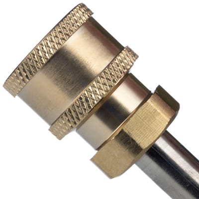 Rosfix Hogedruklans Gebogen 30° - 1/4"" Snelsluiting - 34 cm, 250 bar, Ø1,2 mm Spuitmond - Geschikt voor Parkside, Lavor