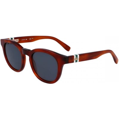 Lacoste L6006S 218 blond havana rook grijs zonnebril
