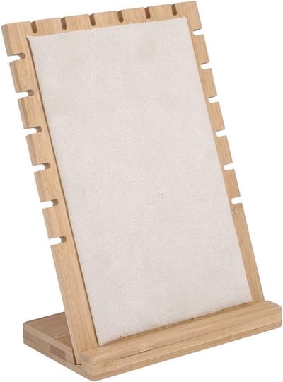 Sieraden Organizer van Hout - Duurzame Sieradenstandaard voor Kettingen en Hangers in 3 Kleuren