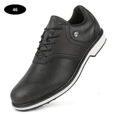 Bovista Golfschoenen Heren - Sneakers - Golfkleding - Golfschoenen Antislip - Waterdicht - Golfen - Zwart 46