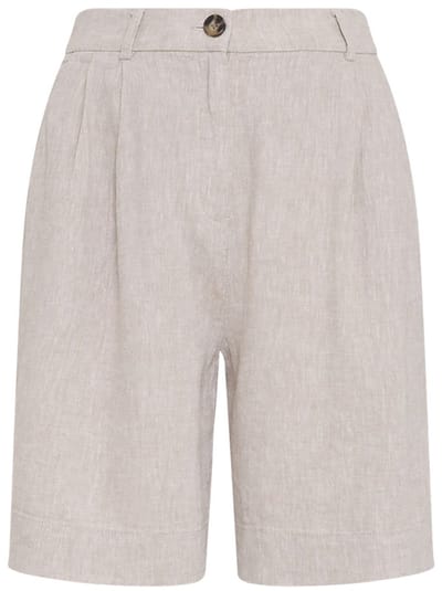 MSCH Copenhagen Mschviana Ginia Hw Shorts Broeken Dames - Zand - Maat XS