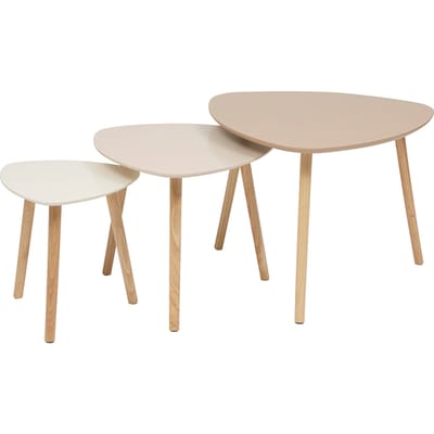 Eazy Bijzettafel Set Gabriel Naturel