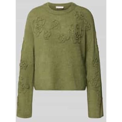 Relaxed fit gebreide pullover met alpaca-aandeel model 'Miabelle Hope'