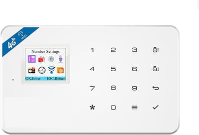 Smart Alarmsysteem - Draadloos Systeem - Huis Beveiligen - App Controle - 25 cm - Wit