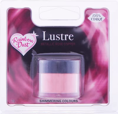 Rainbow Dust Eetbare Glanspoeder Rose Copper