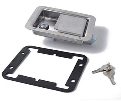 Allecto - Rvs Auto Deurslot Cover - Gesp Protector - Roestvrij Staal