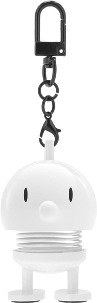 Hoptimist Bag Charm - wit - tashanger voor mannen en vrouwen - tassenhanger - sleutelhanger en accessoire voor tassen