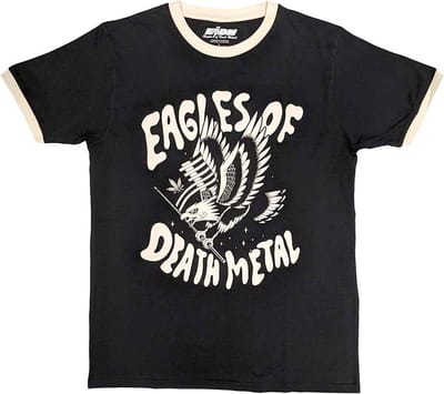 Eagles Of Death Metal - Eagle Ringer Heren T-shirt - S - Zwart