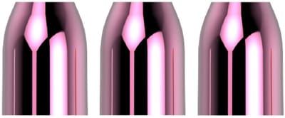 L Style Champagne Rings Metal