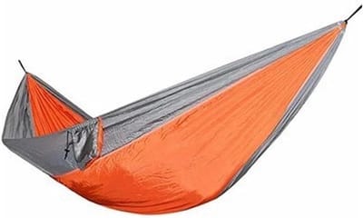 Hangmat - Nylon hangmat - Buiten ontspannen - Lichtgewicht en draagbaar - 220x100cm - Blauw