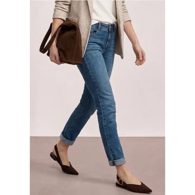 7/8 Low Waist Slim Legs jeans in casual fit