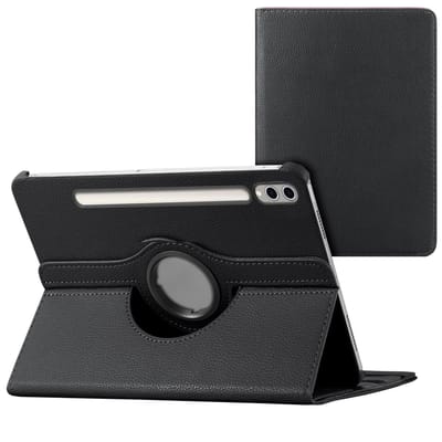 imoshion 360° draaibare Bookcase voor de Samsung Galaxy Tab S10 Plus / Tab S9 FE Plus / Tab S9 Plus - Zwart
