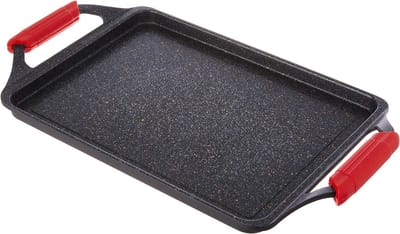 DailySupplies® Grillplaat Inductie - Bakplaat - Gietijzer - Zwart