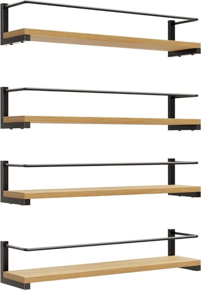 REN® Kruidenrek ophangbaar - Kruidenrek - Zwart - 9cm x 40cm x 7cm
