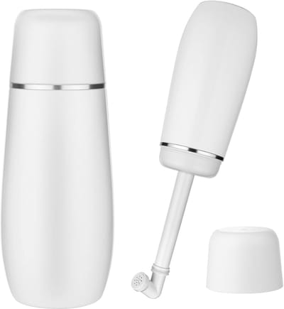 Ultiluxe® Bidet handdouche - Draagbaar toilet - Peri Bottle - Vaginale douche - Postpartum spoelfles - Zwangerschap - Mobiele WC - - Compact - Makkelijk mee te nemen - Wit