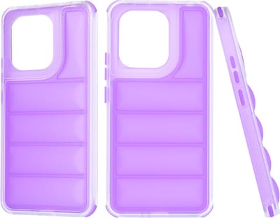 Hoesje geschikt voor Xiaomi Redmi Note 13 4G - Techsuit Wave Shield Shockproof Hard Case Back Cover - Paars
