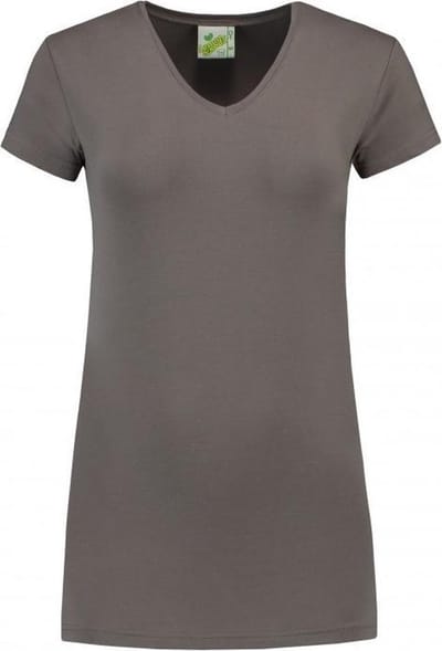 Lemon & Soda T-shirt V-neck cot/elast SS for her